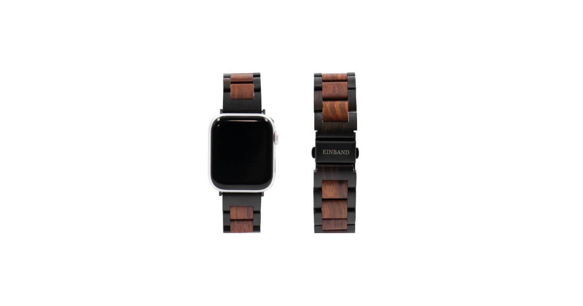 【新商品情報】エボニーとレッドサンダルウッドのアップルウォッチバンド