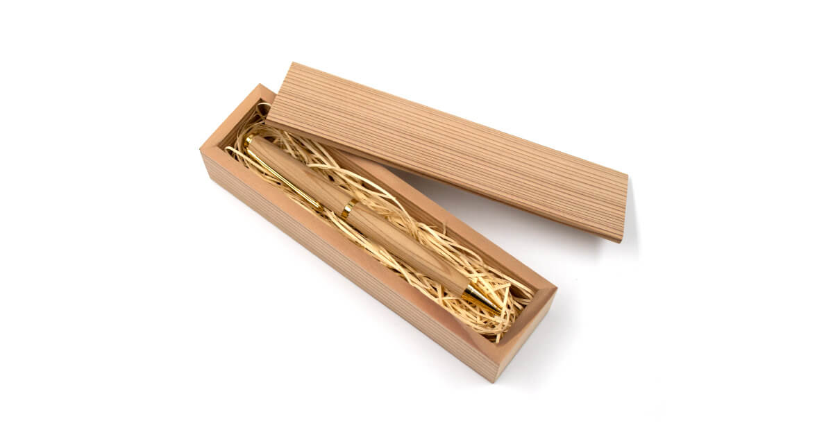 【新商品情報】秋田杉のツイスト式ボールペン