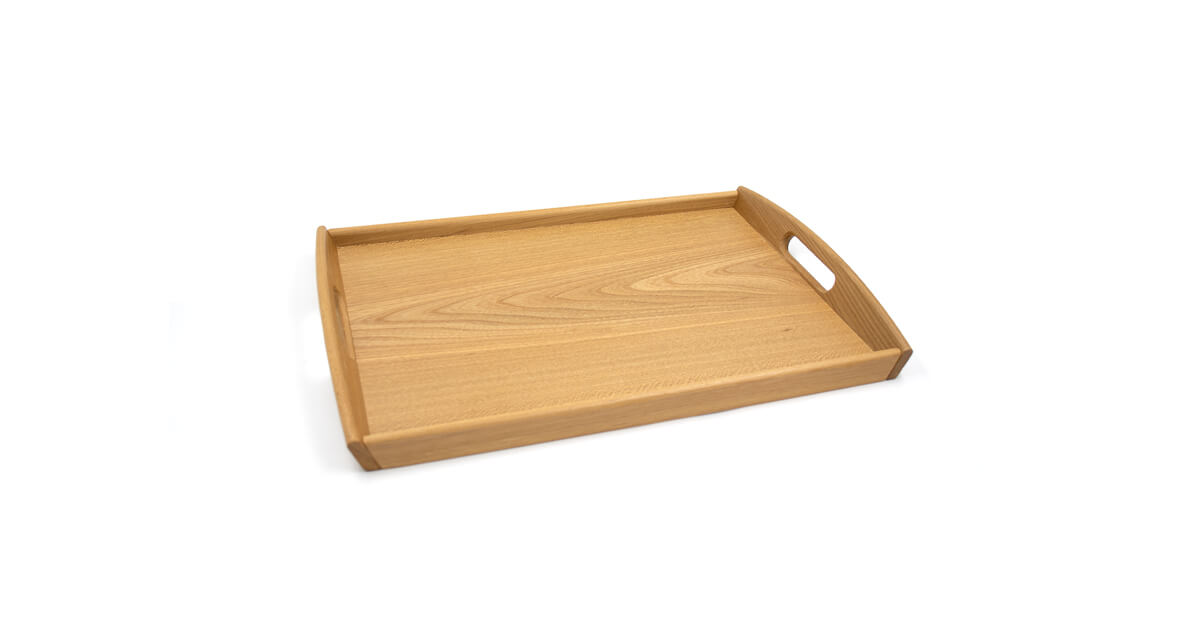 【新商品情報】インテリアとしても使える取っ手付きマルチトレイ 515mm