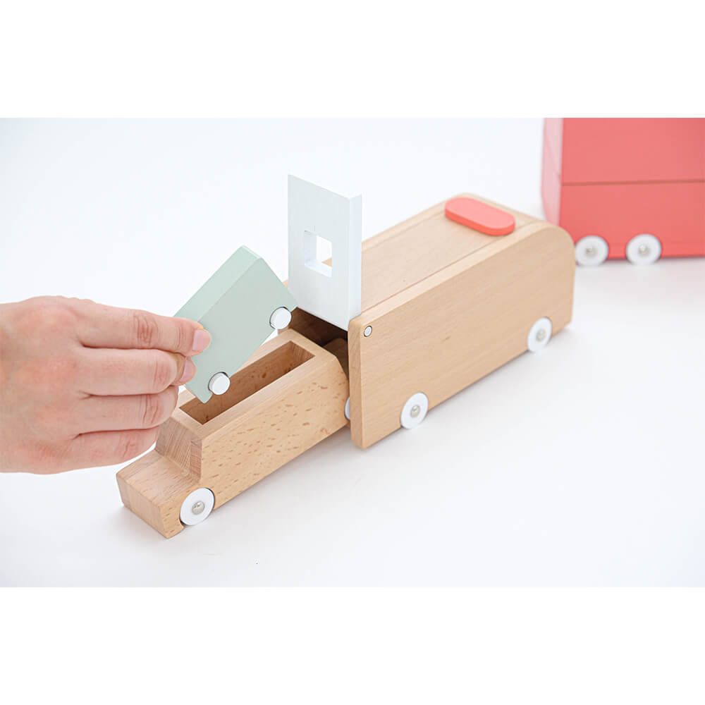 はたらく車のブロックセット ride in