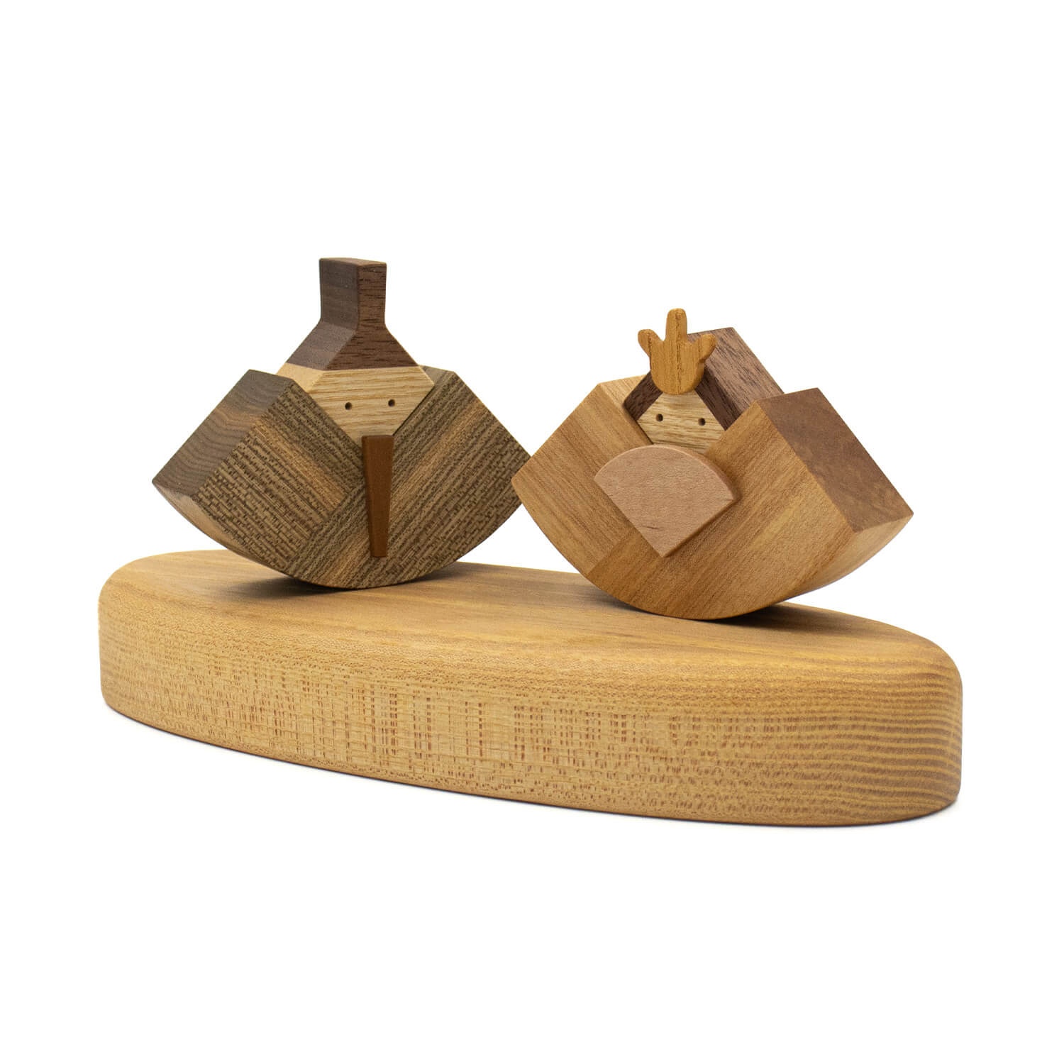 木のお雛さま 雛人形