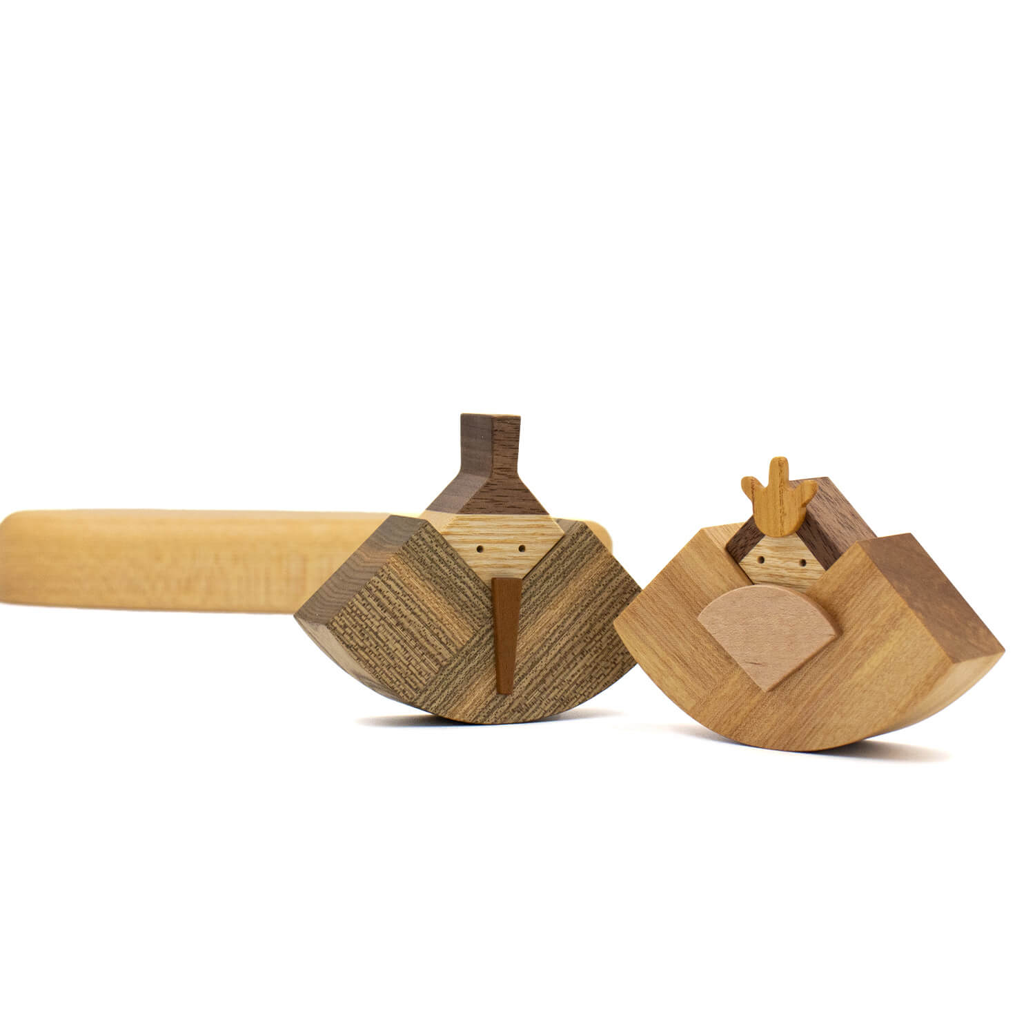 木のお雛さま 雛人形