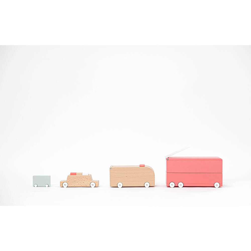 はたらく車のブロックセット ride in