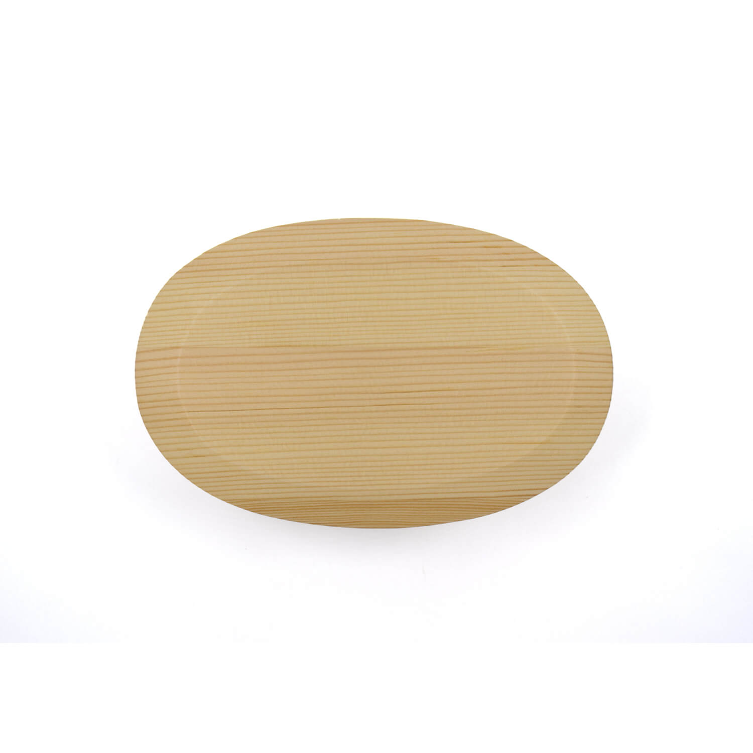 かぶせ型小判一段小 500ml 曲げわっぱのお弁当箱