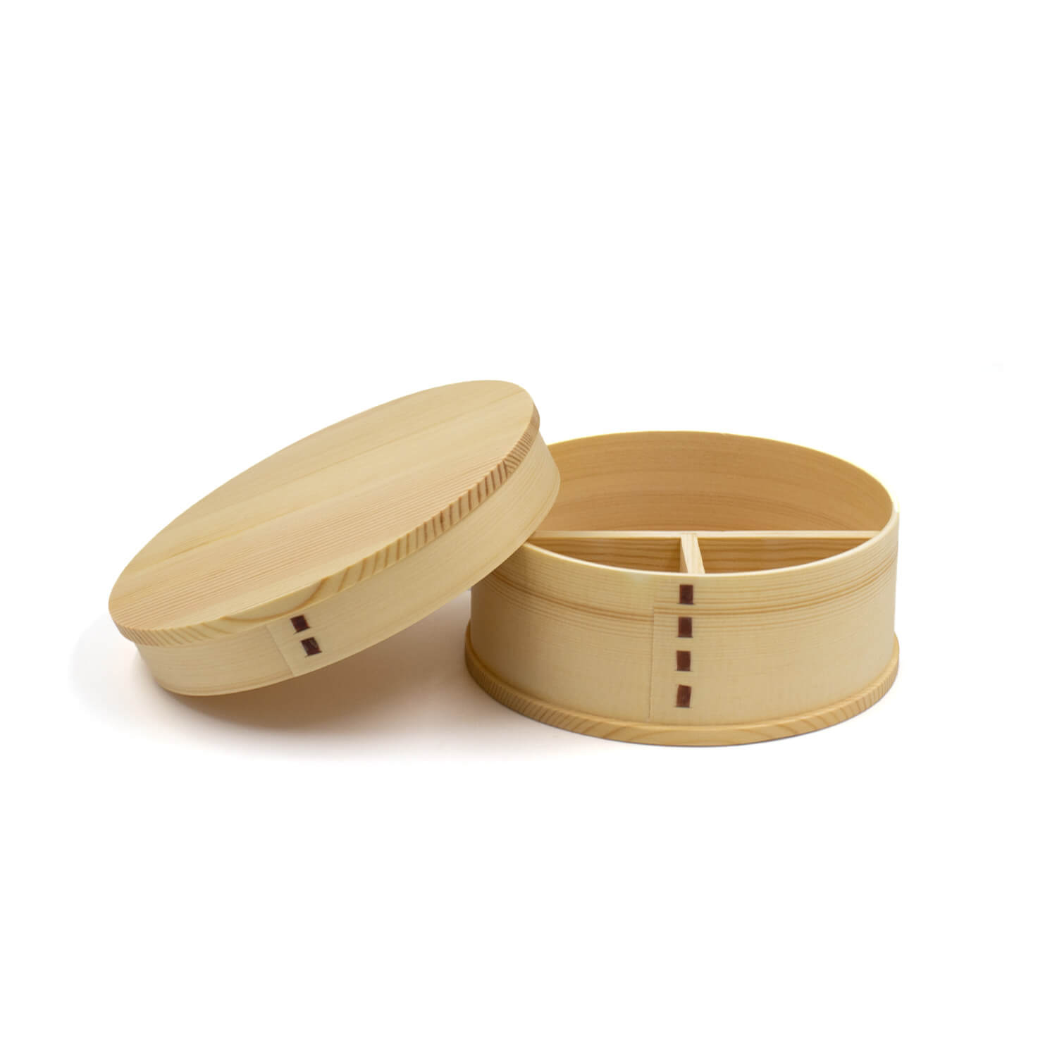 かぶせ型丸一段 650ml 曲げわっぱのお弁当箱