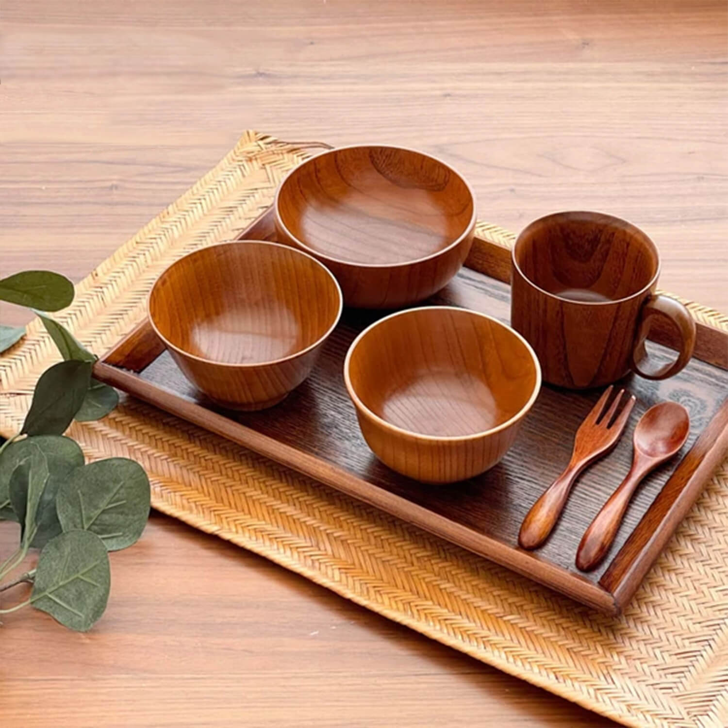 Jujube tree baby tableware set