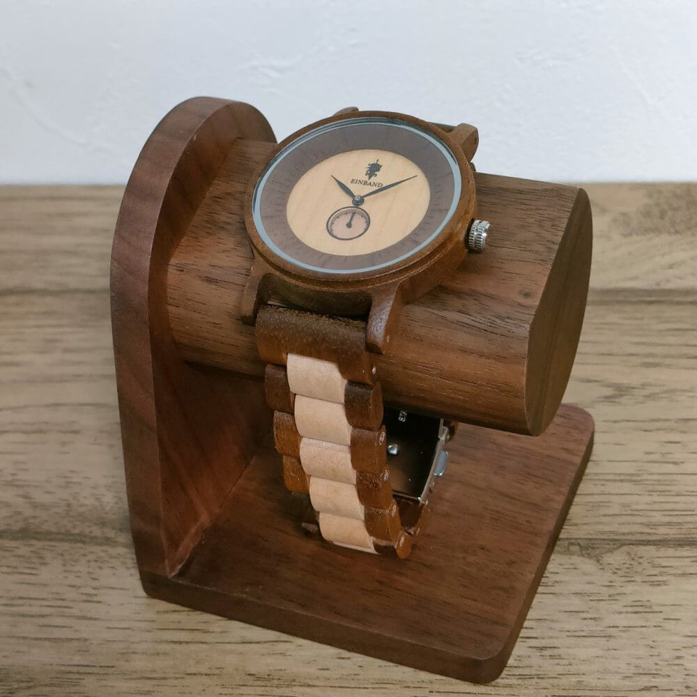 アップルウォッチ対応 木製腕時計スタンド