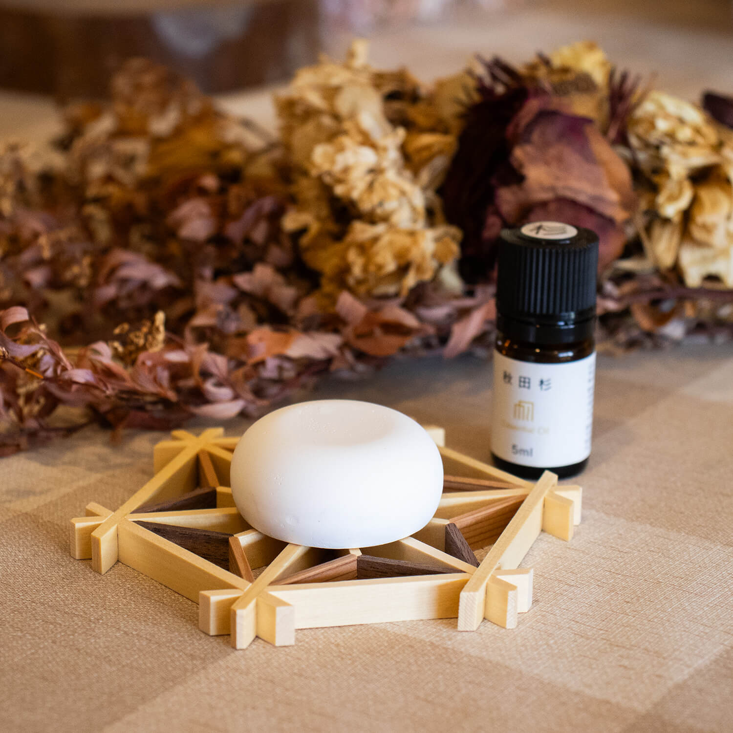 珪藻土アロマストーン 大福型