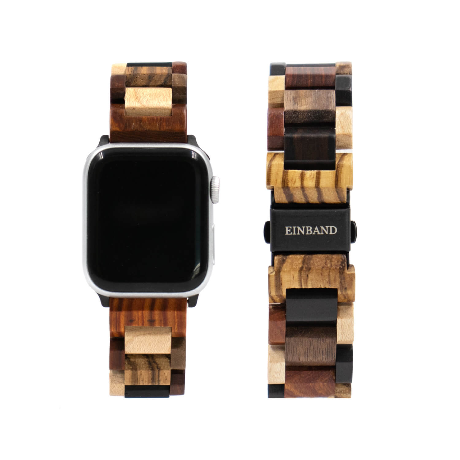 5つの天然木を使用したアップルウォッチバンド