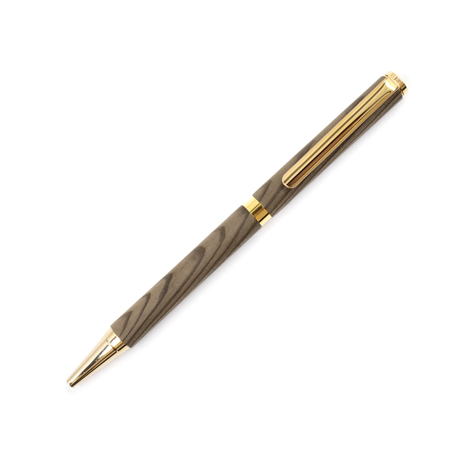 秋田杉と神代杉のツイスト式ボールペン