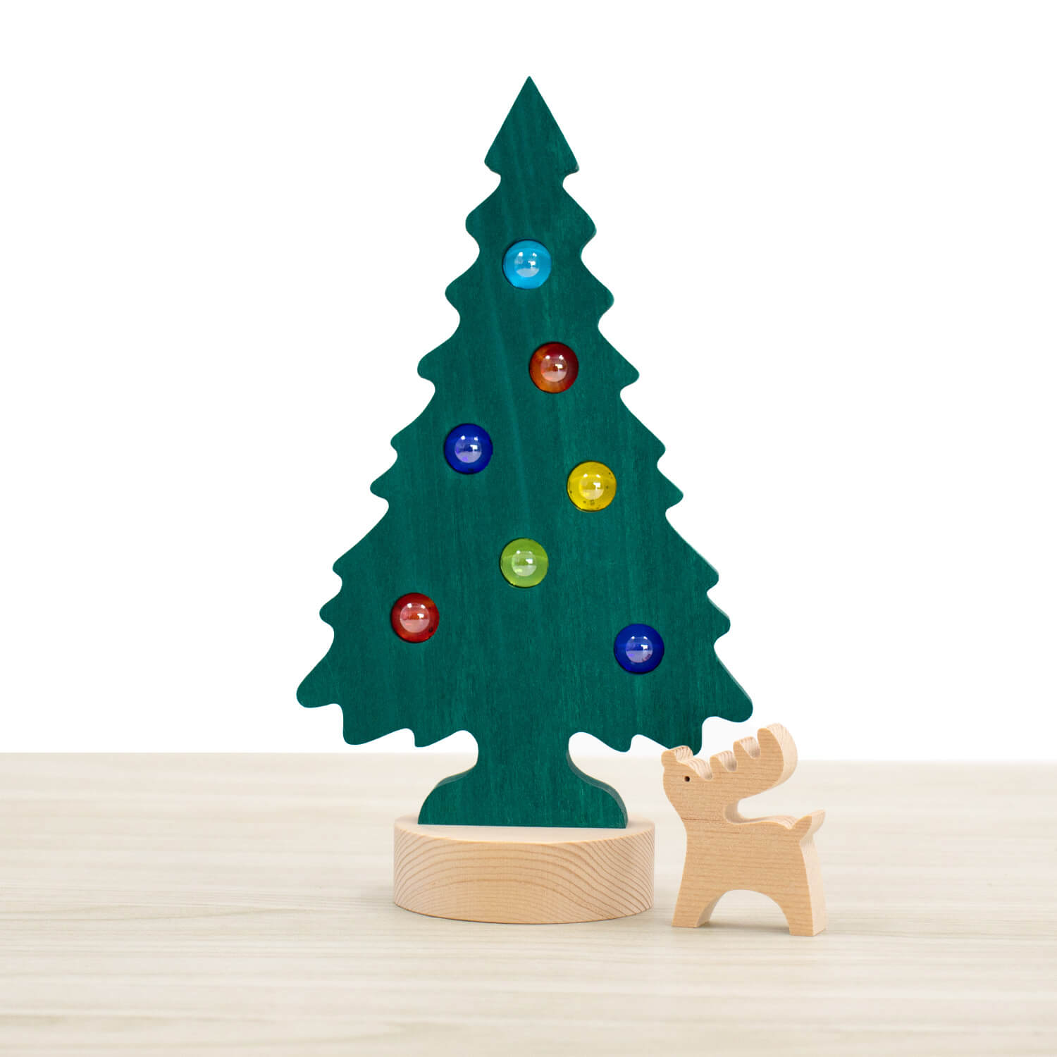 ビー玉ツリー クリスマスのオーナメント