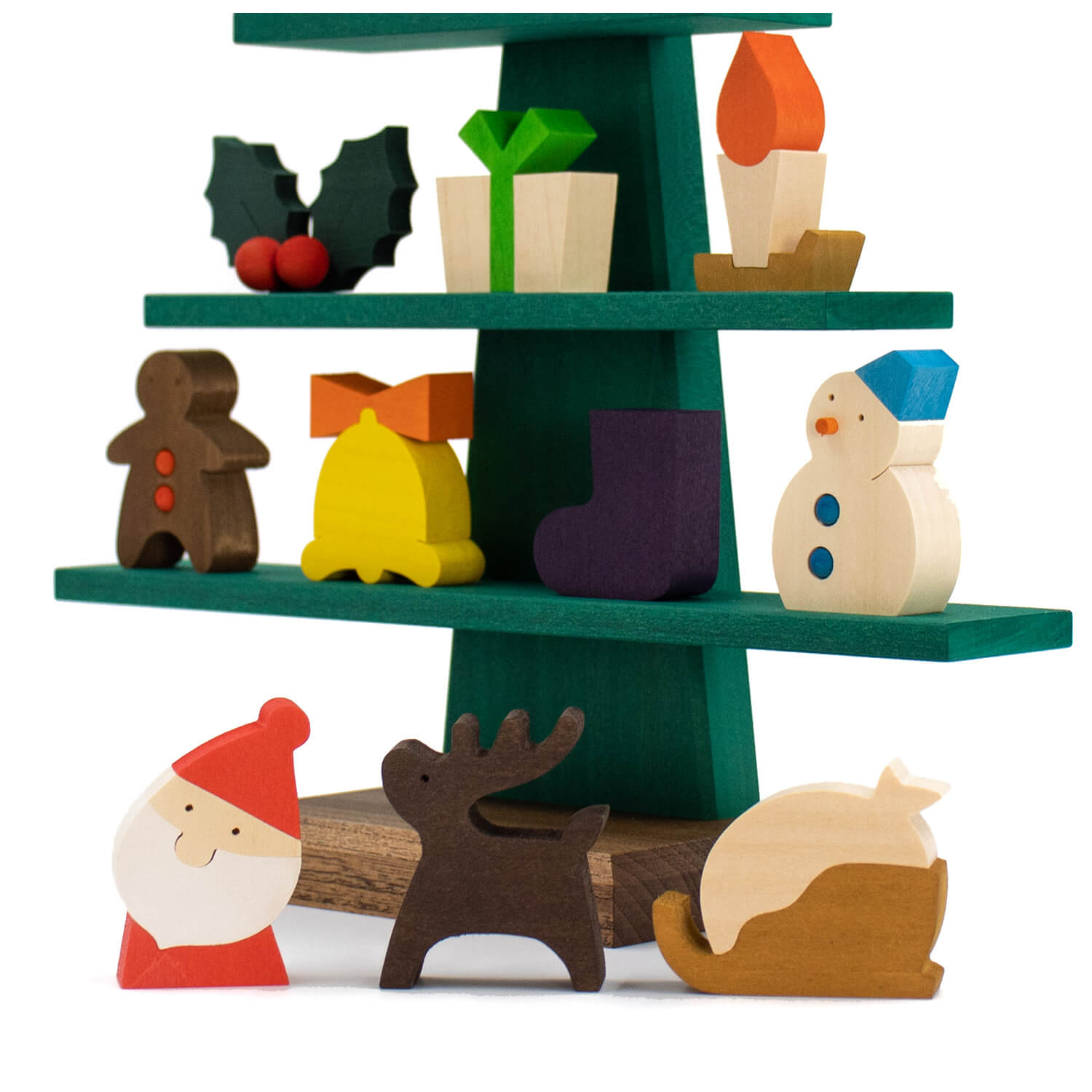 ステージツリー【グリーン】クリスマスの置物