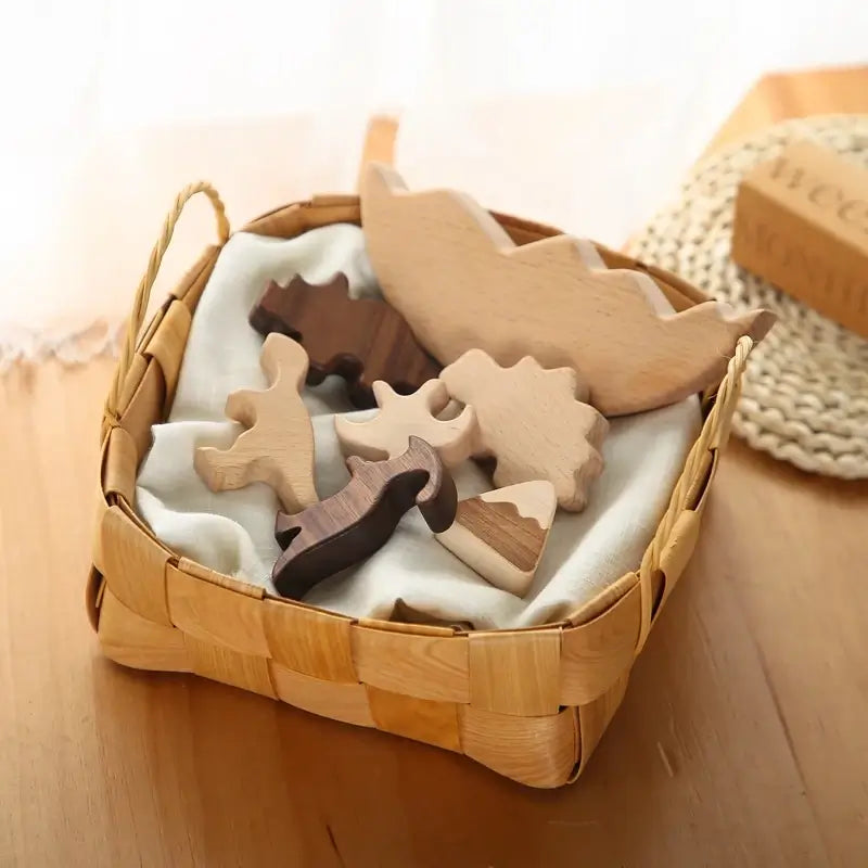 恐竜いっぱいバランス積み木