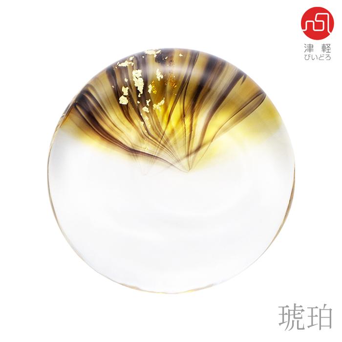 津軽びいどろ 金彩箸置き