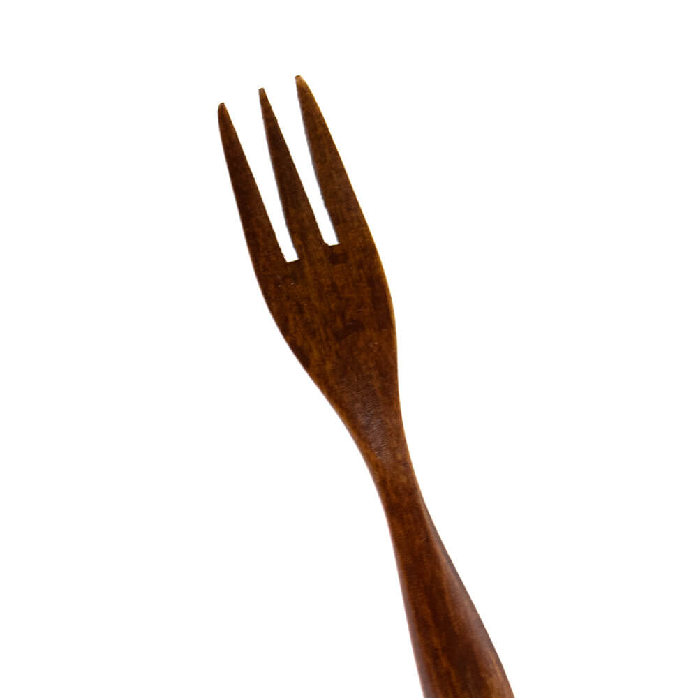 天然木のフォーク 125mm