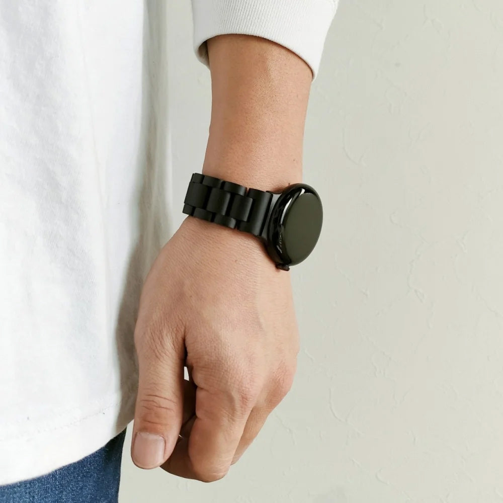 サンダルウッドのグーグルピクセルウォッチバンド