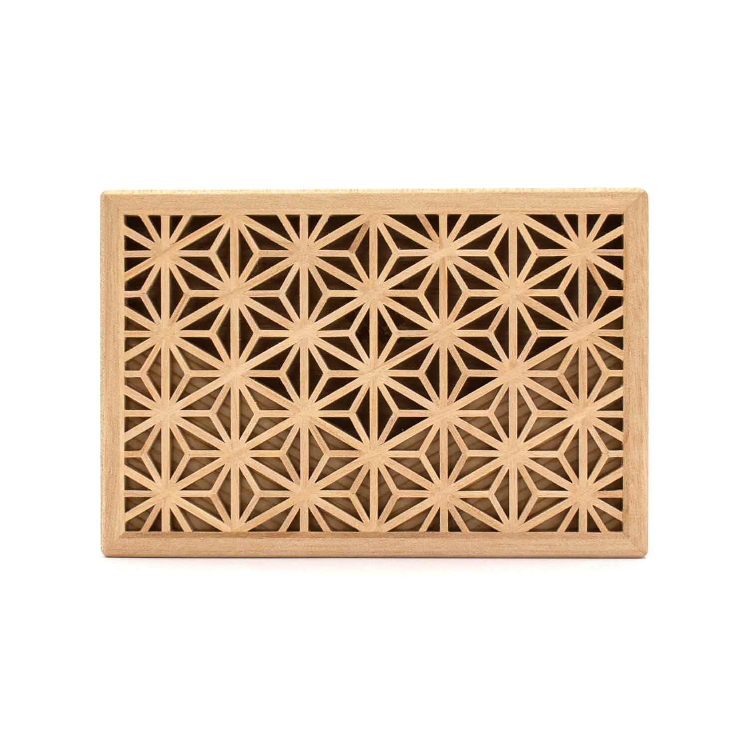 Enishi 秋田杉 組子細工のカードケース