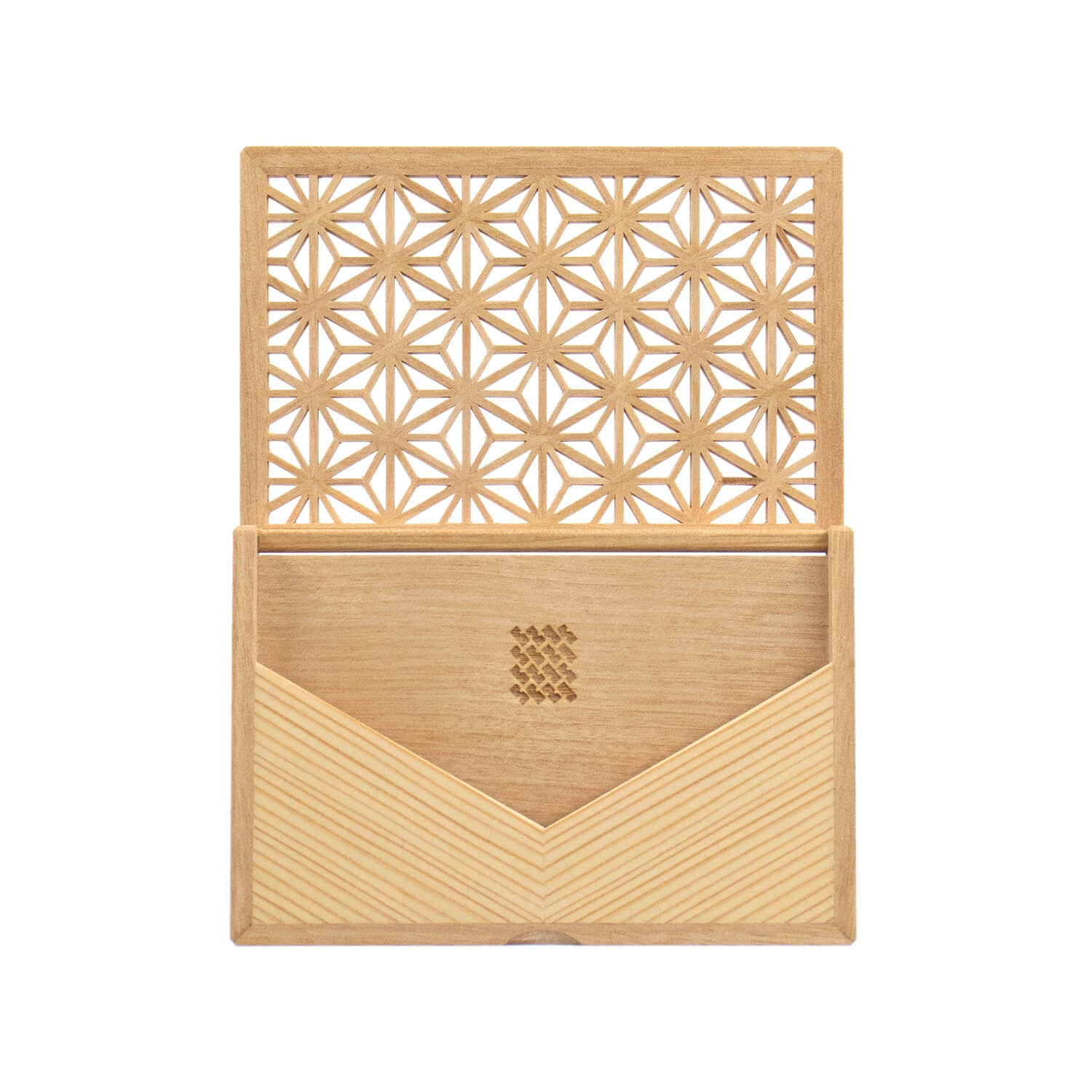 Enishi 秋田杉×カバザクラ 組子細工のカードケース