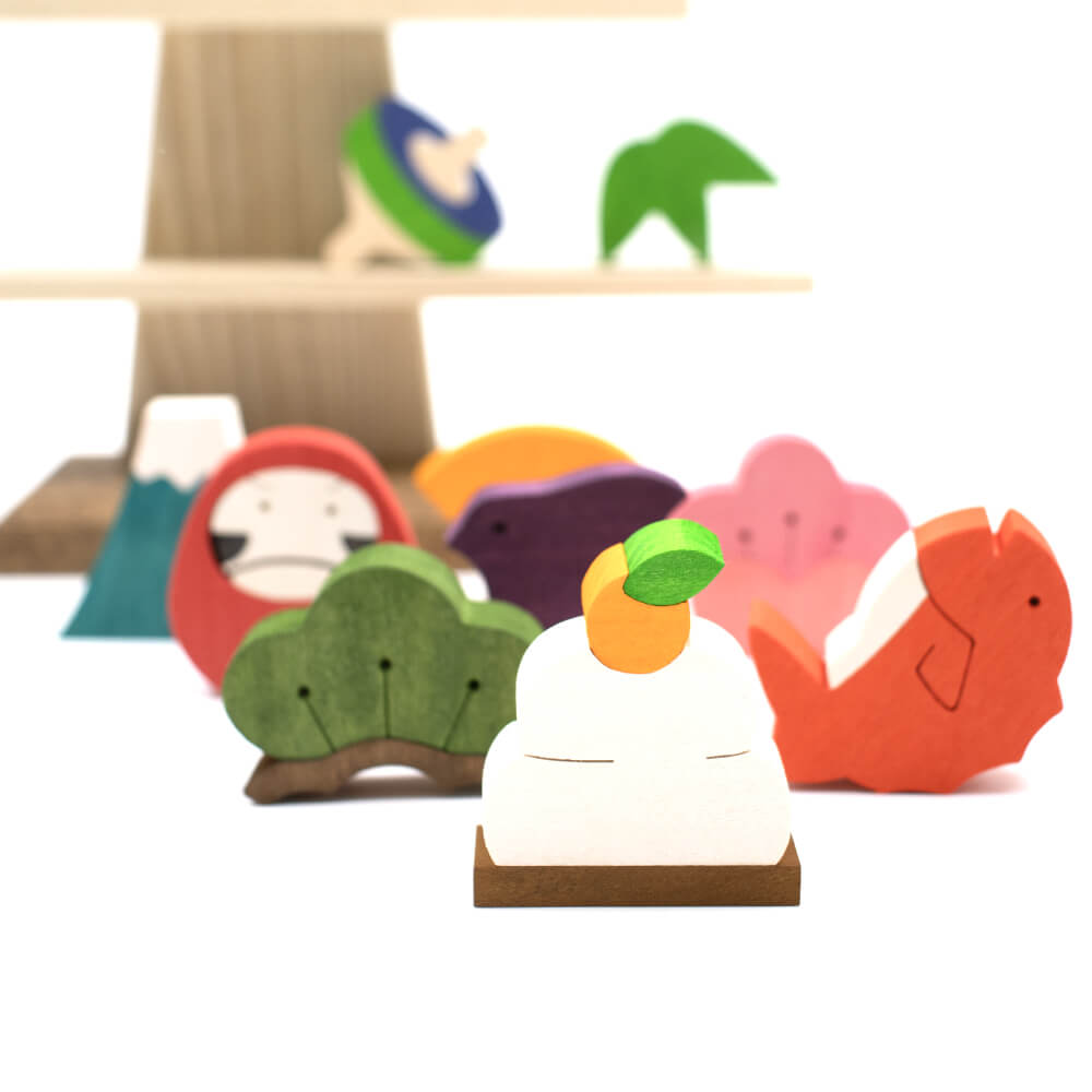 ステージツリー お正月の置物