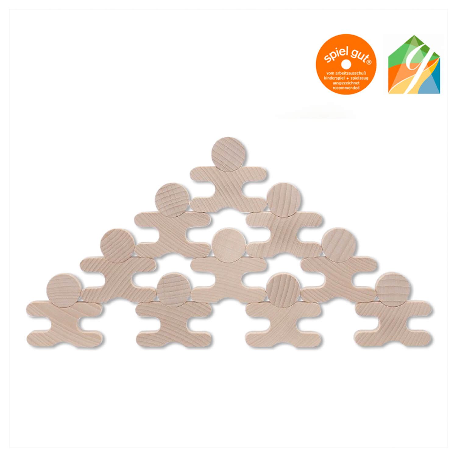 木のおもちゃ 忍者 12ピース