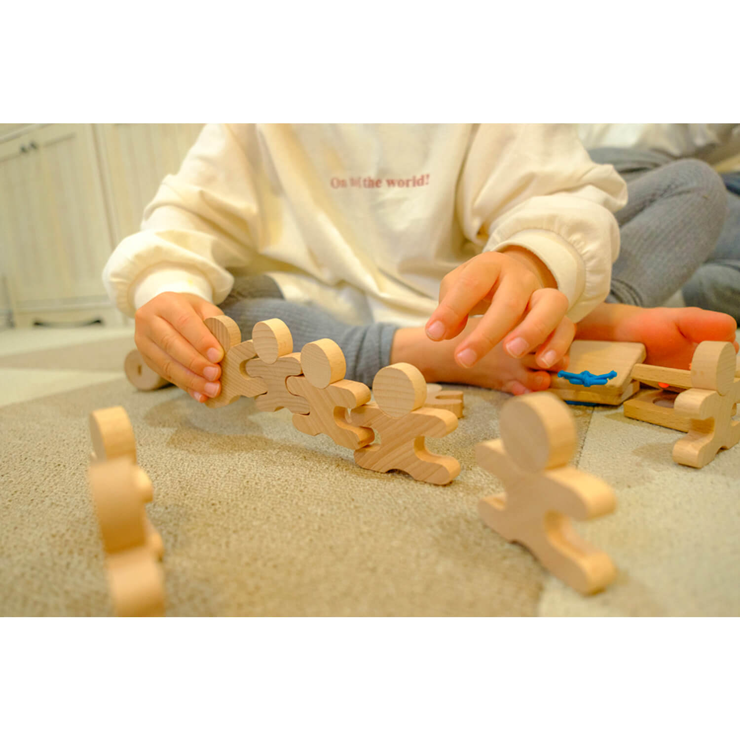 木のおもちゃ 忍者 12ピース