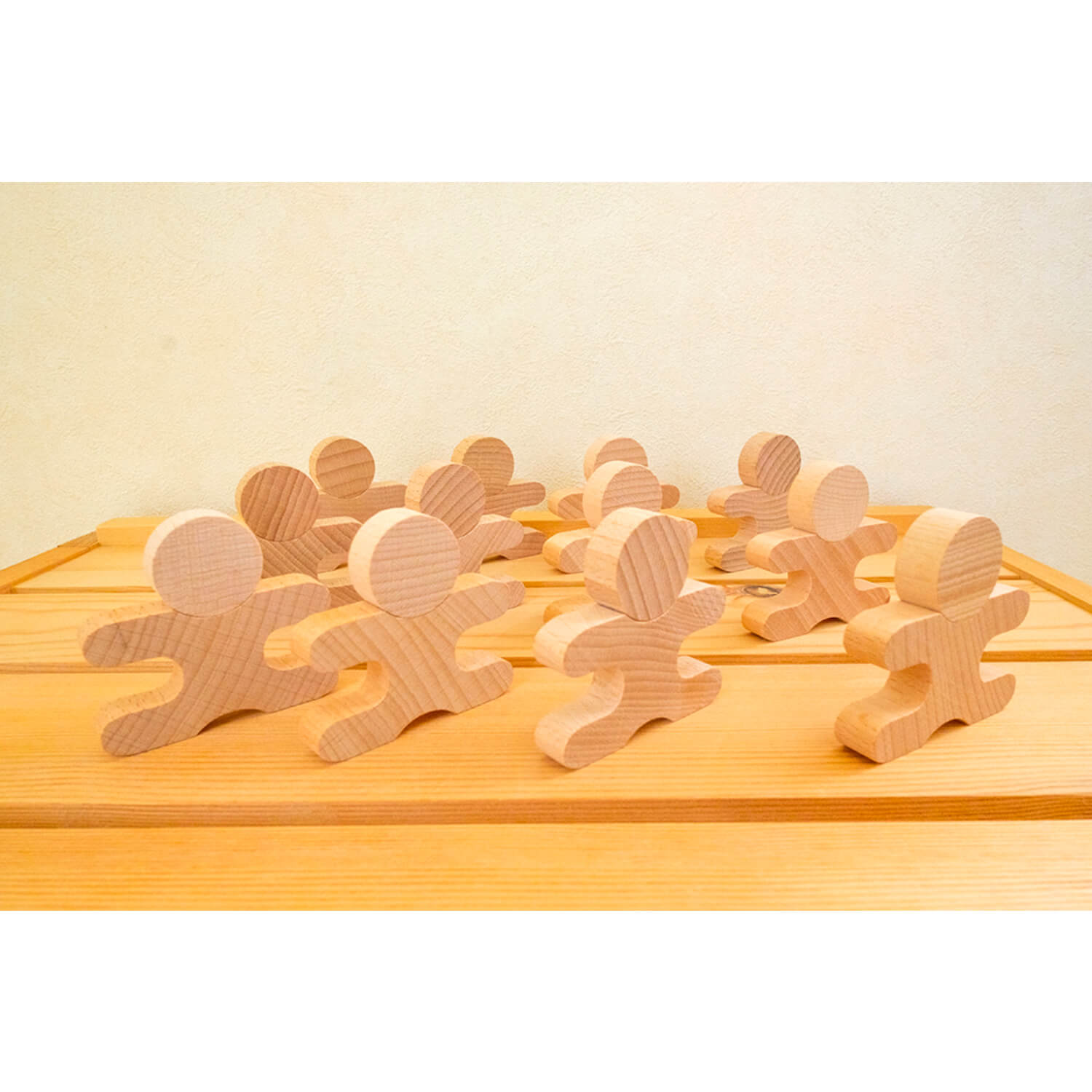 木のおもちゃ 忍者 12ピース