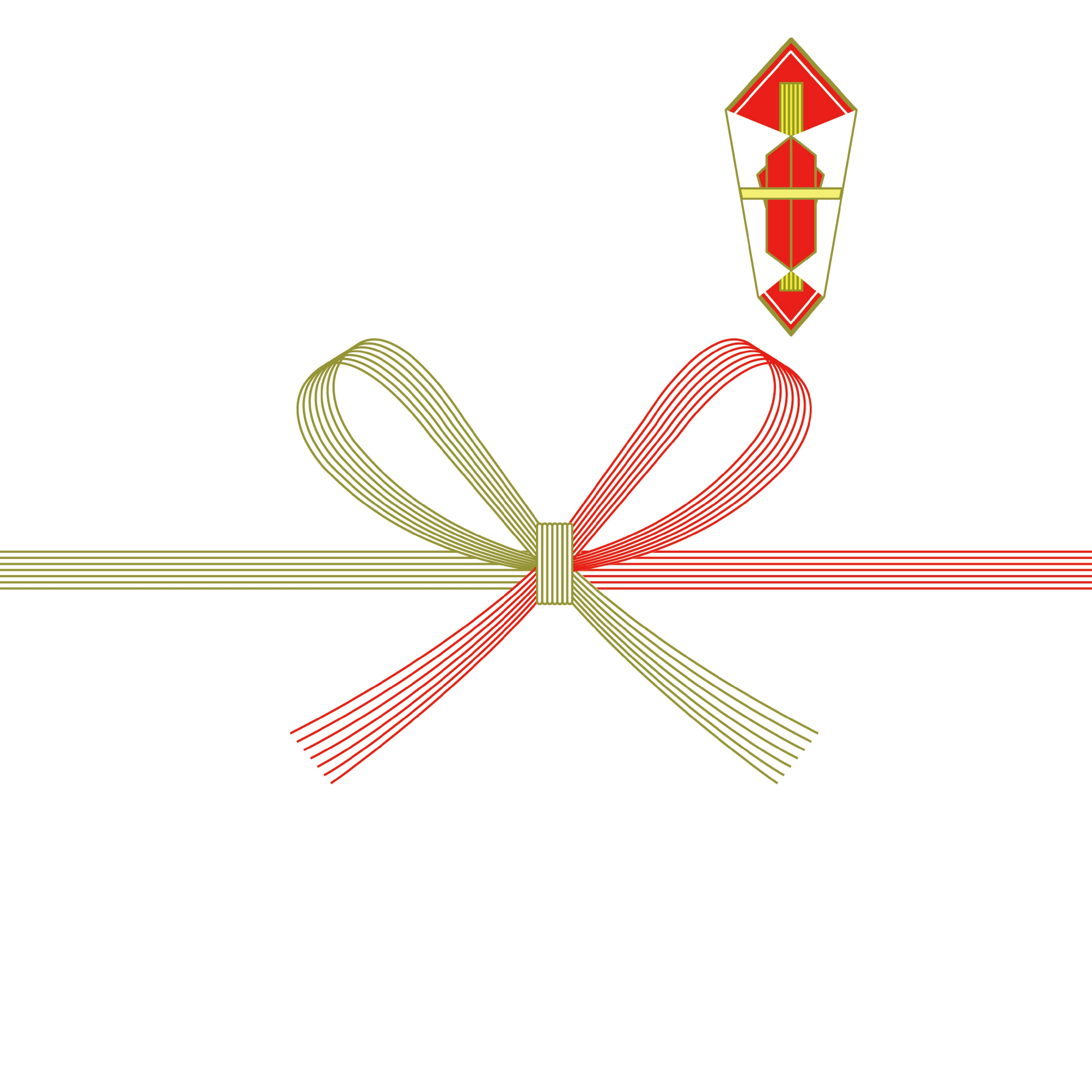 熨斗 蝶結び(花結び)