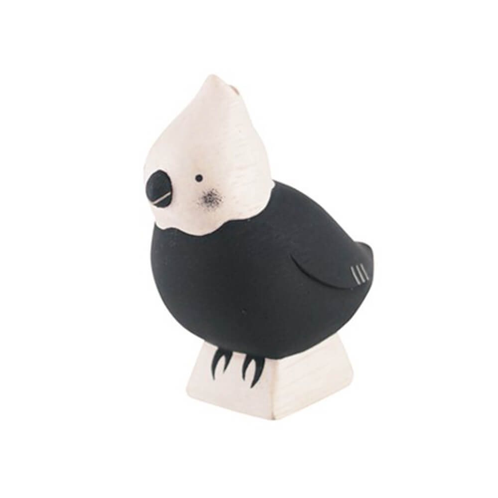 Pole Pole Animal Cockatiel Wood Carved Animal