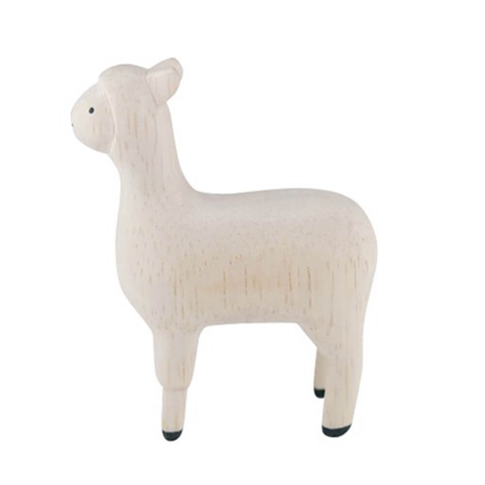 ぽれぽれ動物 アルパカ 木彫りの動物