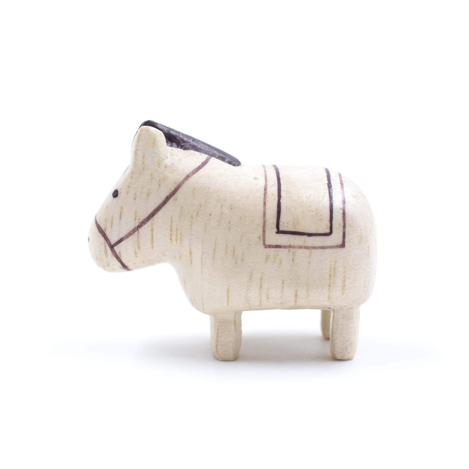 ぽれぽれ動物 えとシリーズ うま 木彫りの動物