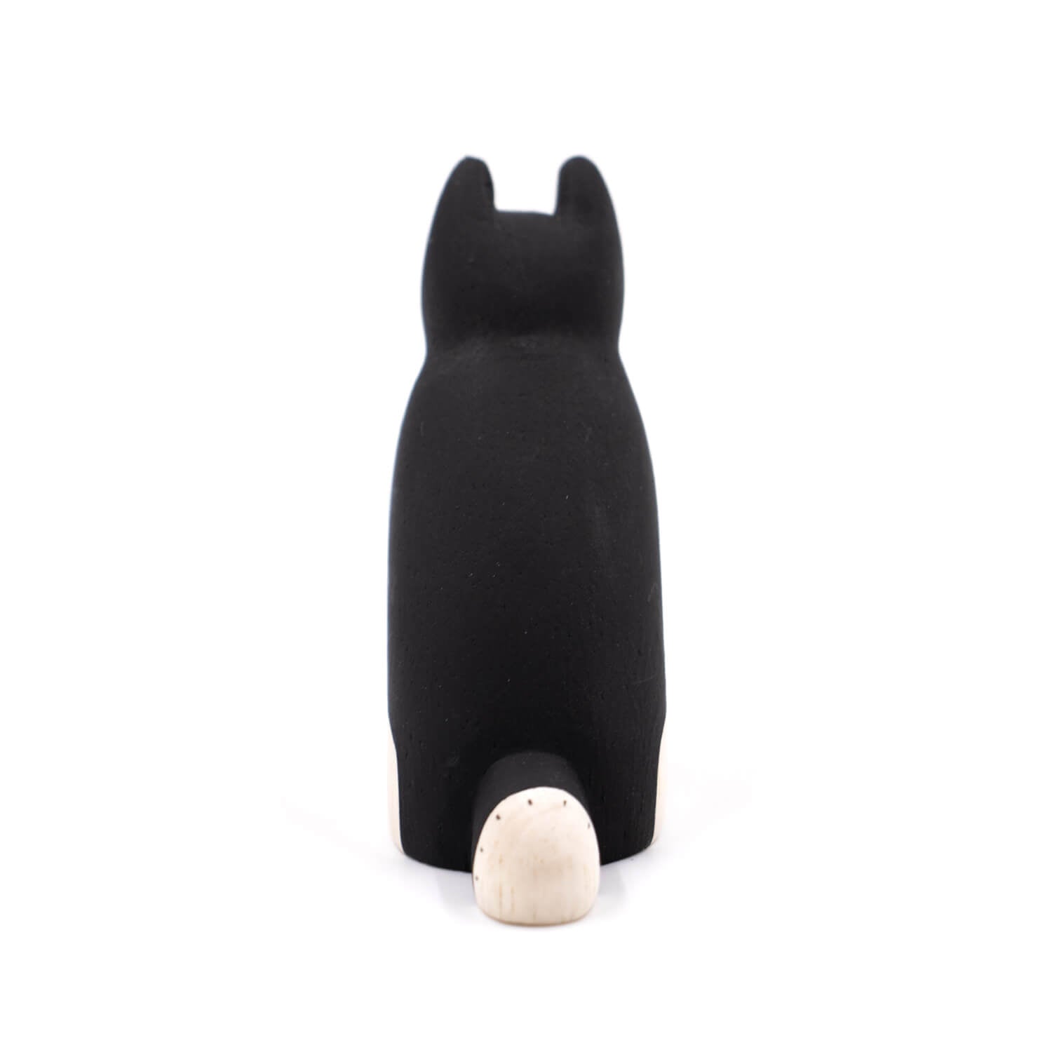 ぽれぽれ動物 シベリアンハスキー 木彫りの動物