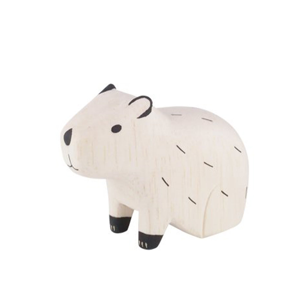 Pole Pole Animal Capybara Wood Carving Animal