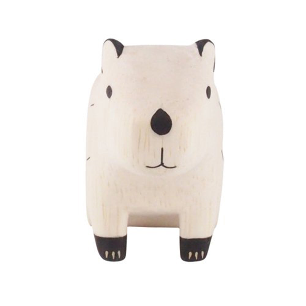 Pole Pole Animal Capybara Wood Carving Animal