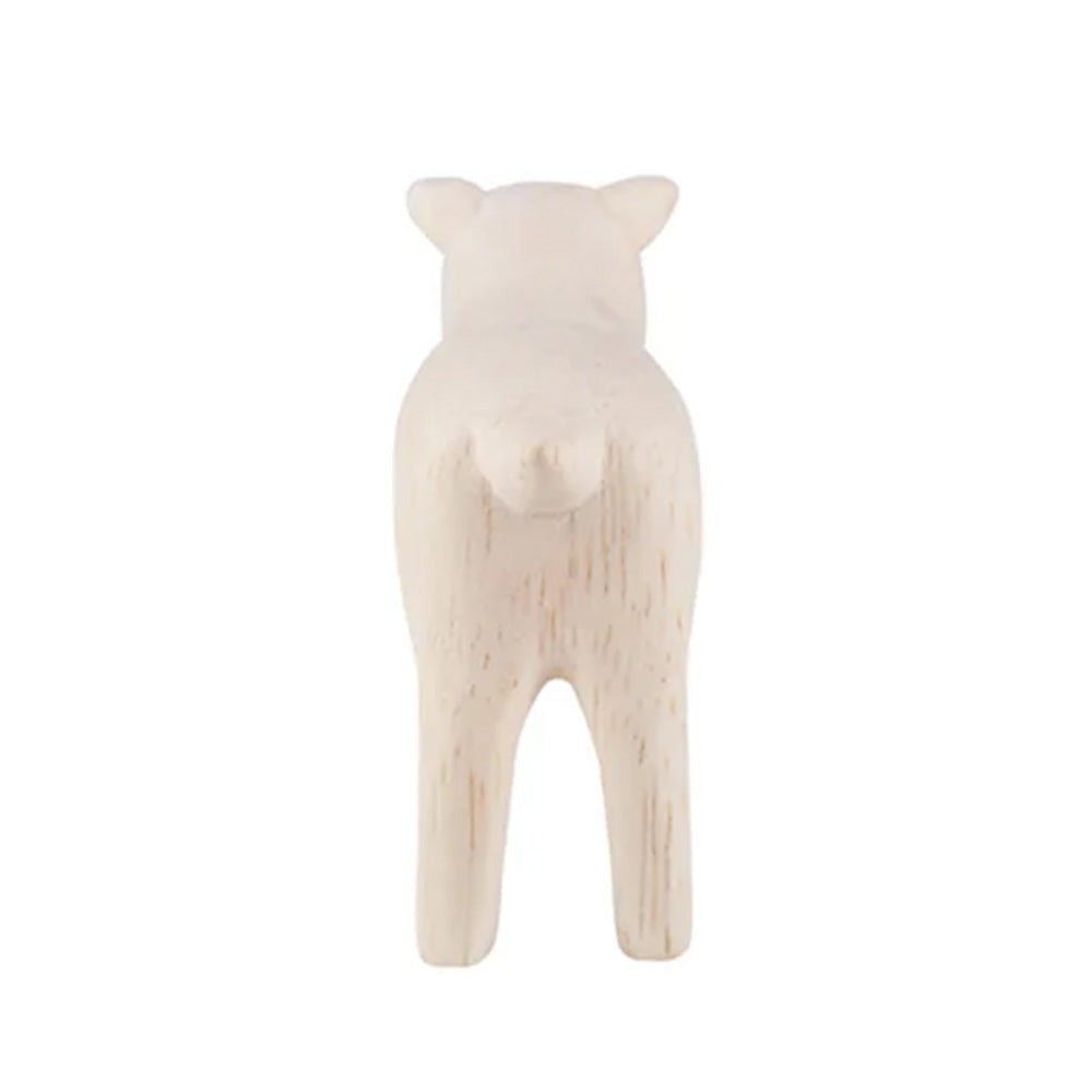 ぽれぽれ動物 コヤギ 木彫りの動物