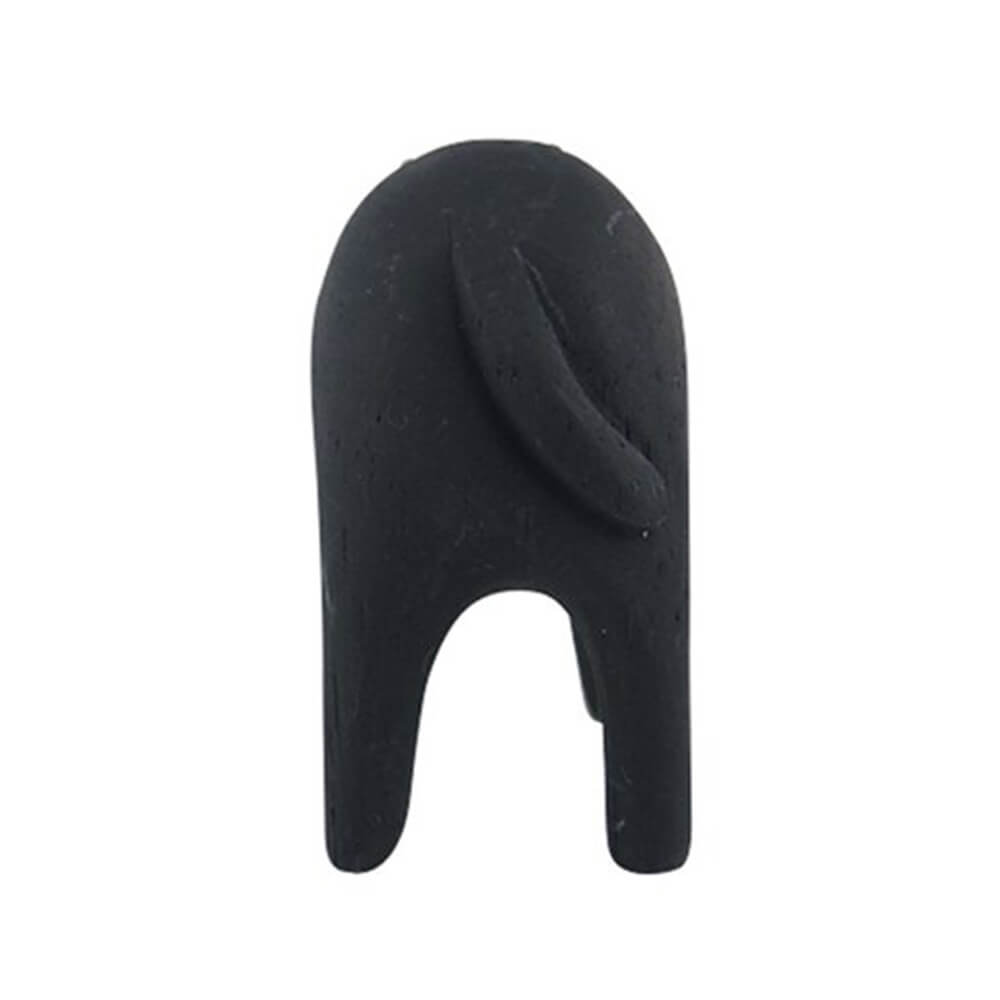 Pole Pole Animal Black Cat Wood Carved Animal