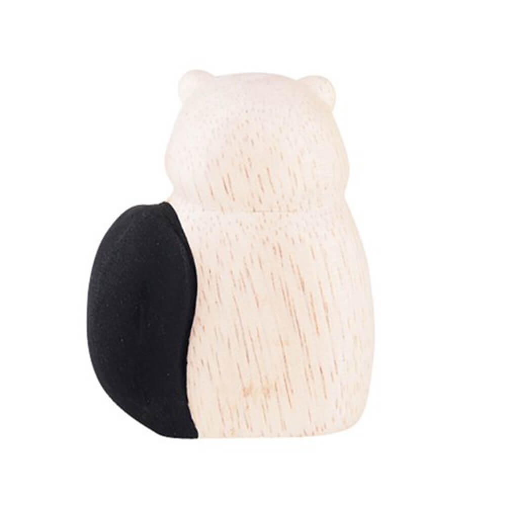 ぽれぽれ動物 タヌキ 木彫りの動物