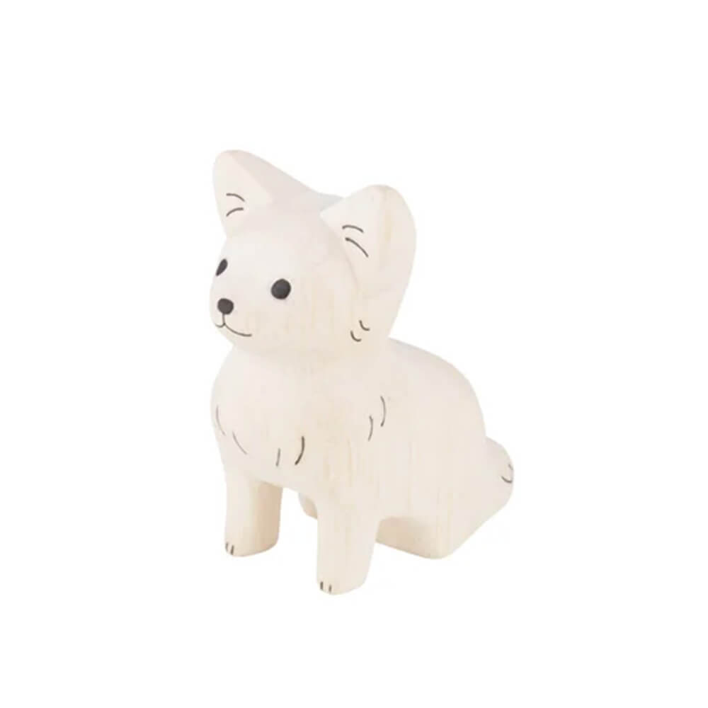 ぽれぽれ動物 チワワ 木彫りの動物