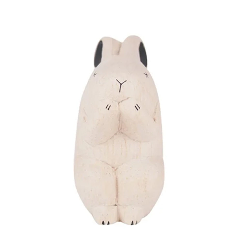 Pole Pole Animal Rabbit Wood Carving Animal