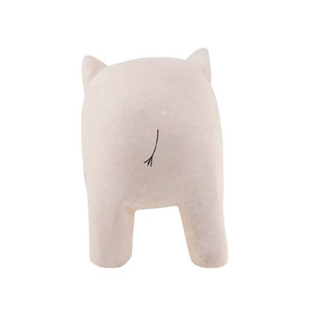 Pole Pole Animal Elephant Wood Carved Animal