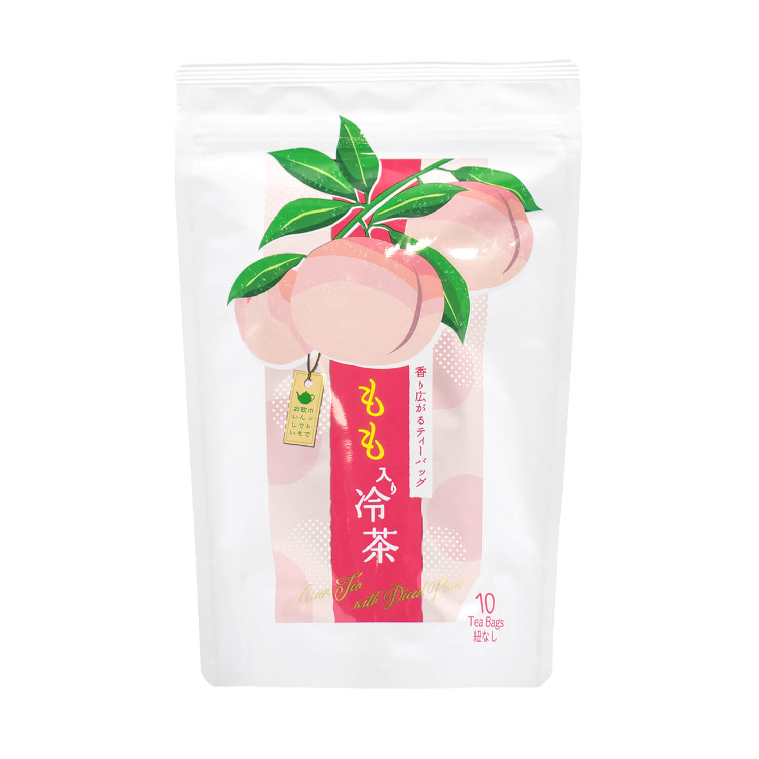 香り広がるティーバッグ もも入り冷茶