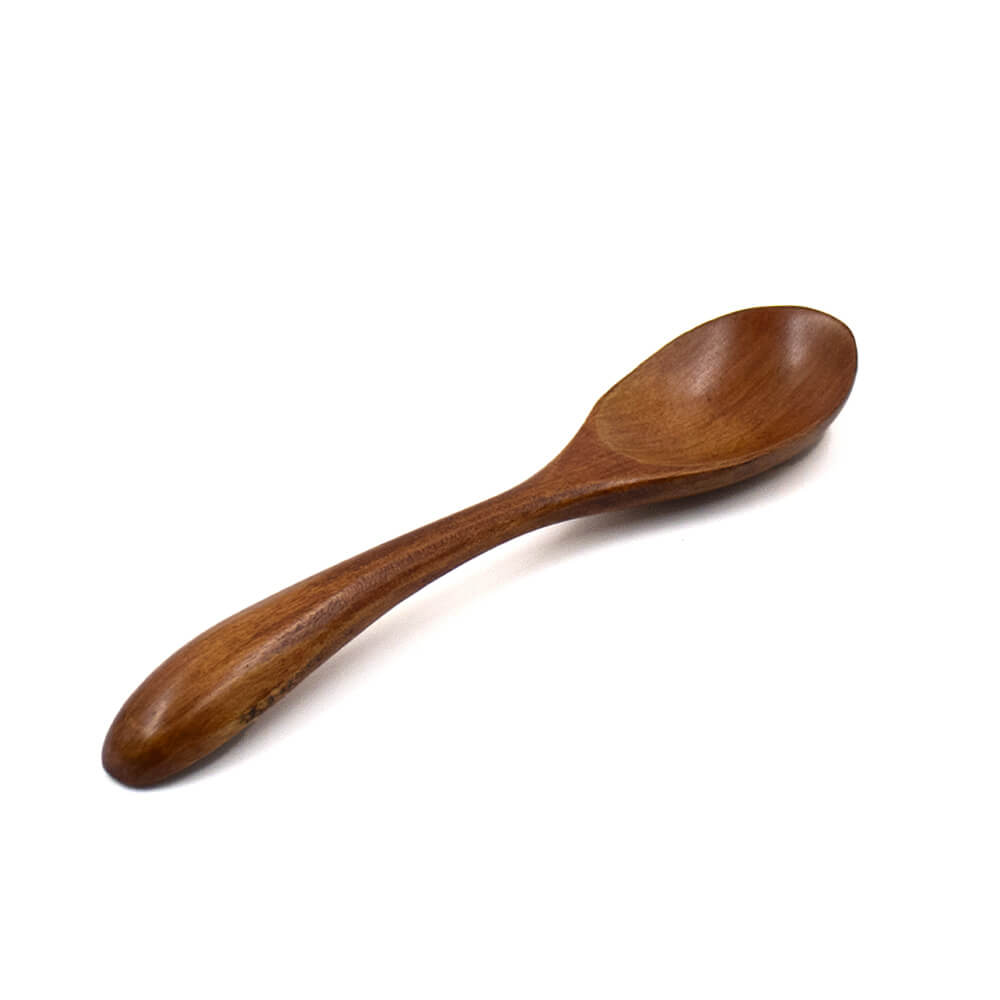 Natural wood spoon 125mm