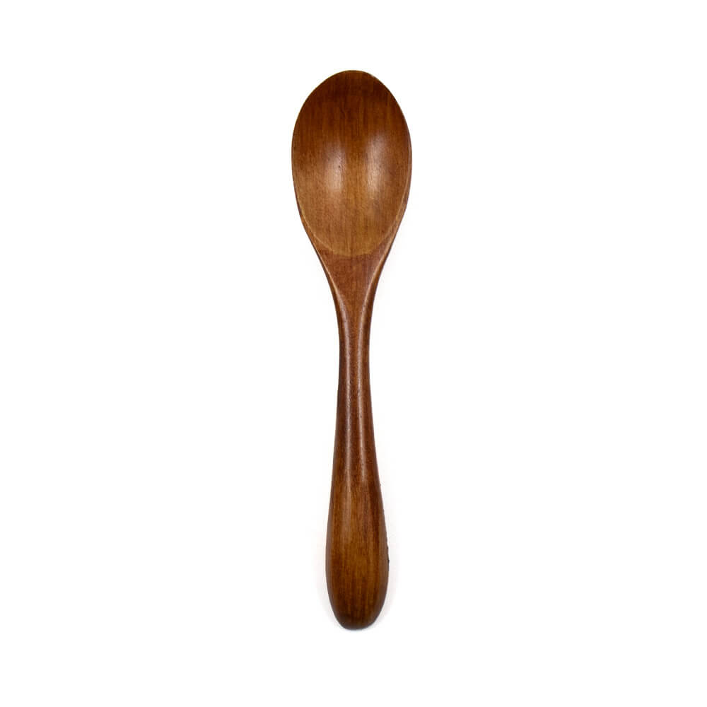 Natural wood spoon 125mm