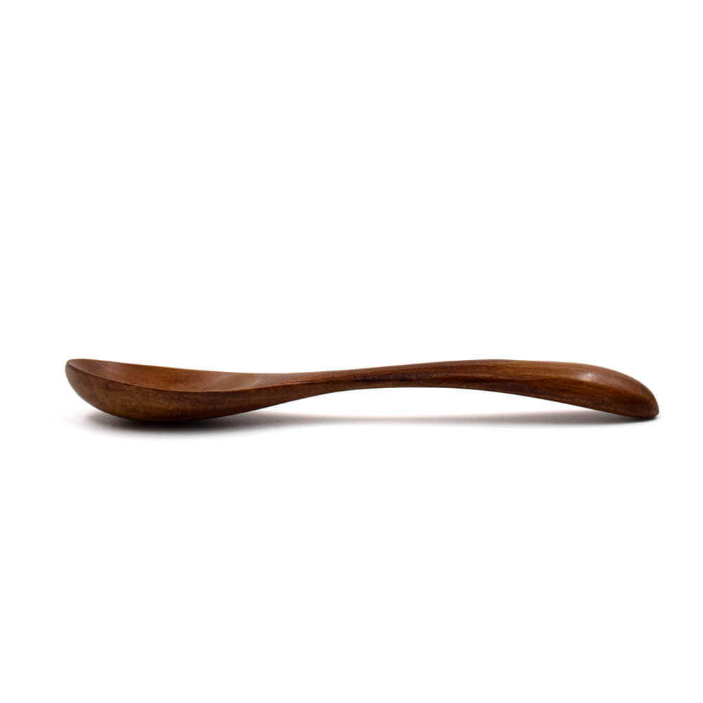 Natural wood spoon 125mm