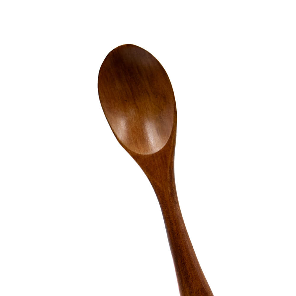 Natural wood spoon 125mm