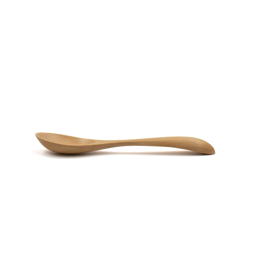 Natural wood spoon 125mm