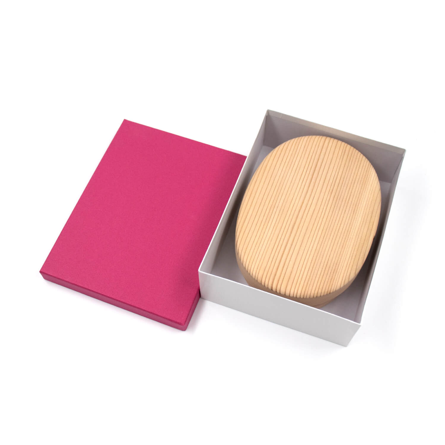 TAWARA(被せ)森 600ml 曲げわっぱのお弁当箱 パッケージ