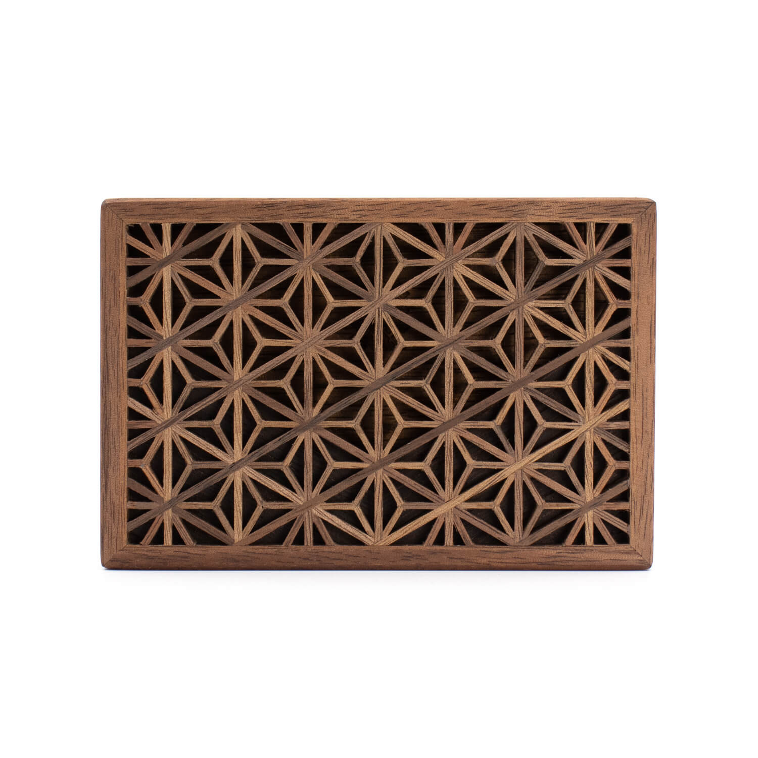 Enishi ウェンジ Mokutopiaオリジナル 組子細工のカードケース ウォールナット