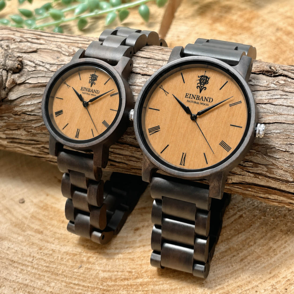 サンダルウッドの木製腕時計 32mm 女性向け Reise Sandalwood