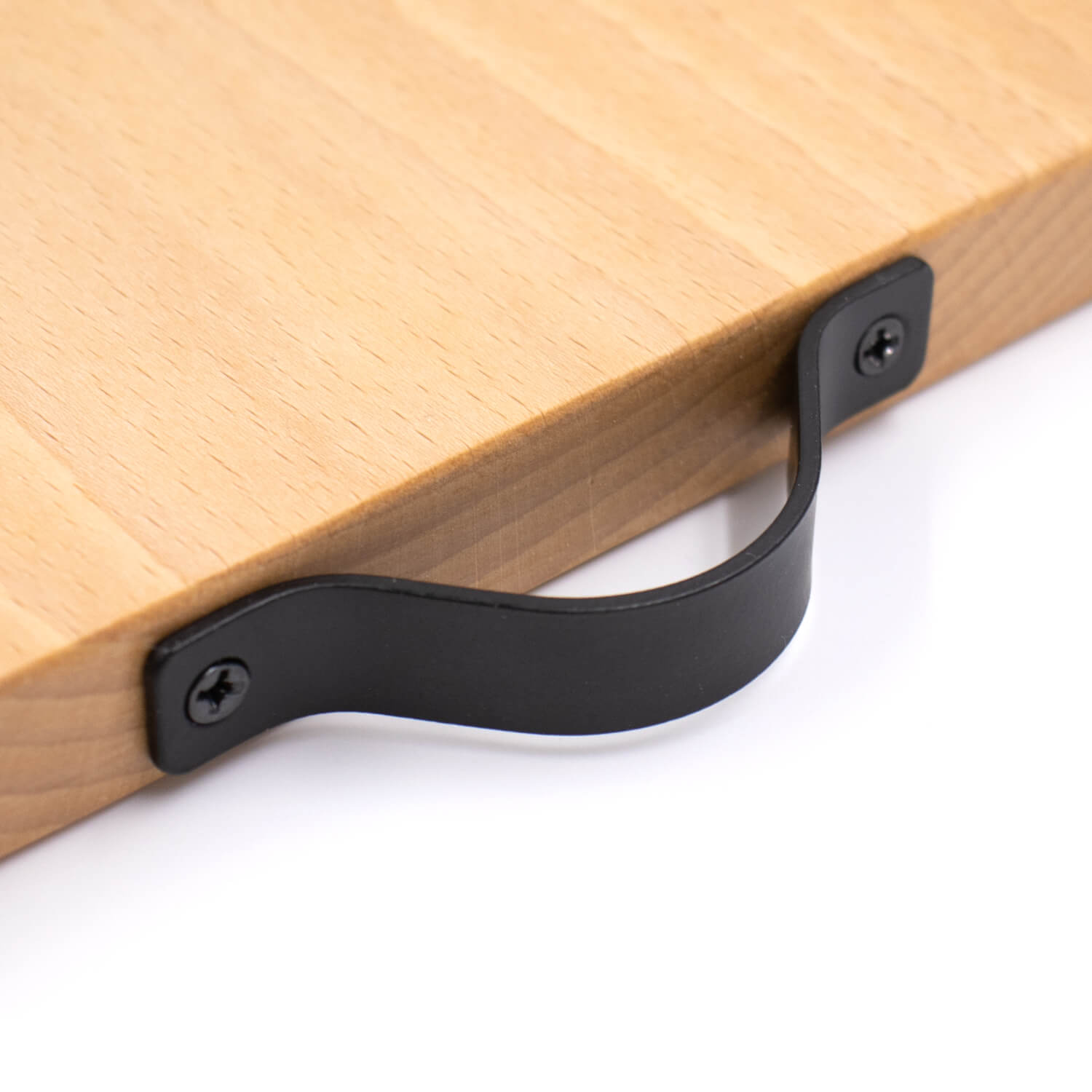 ブナのカッティングボード 410〜460mm 取手(黒)