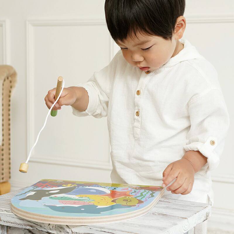 2層パズルフィッシング 魚釣り遊びができるパズル